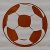 Vector Graphic Football Design An SVG vector graphic illustration of a soccer ball.