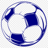 Football Vector Drawing In PNG & SVG - Free Digital Download