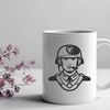 Professional Military Illustration A professional man in military attire, suitable as vector clip art for various designs.
