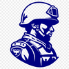 Free Vector Man in Uniform A digital illustration of a man in military uniform, designed as a scalable vector graphic.
