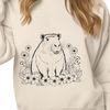 Whimsical Water-Loving Animal SVG Design An SVG design of a capybara, suitable for use in digital artwork or crafting projects with cutting machines like Cricut.