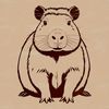 South America's Rodent Wonder Illustration of a capybara, South America's largest rodent species.