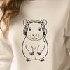 Rodent Illustration Vector Graphic Illustration of a rodent, specifically a South American capybara, designed as a vector graphic.