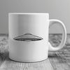 Stylized Spaceship Design SVG A stylized illustration of a futuristic spaceship with sleek lines and metallic surfaces.