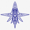 Beautiful Starship SVG File A detailed vector illustration of a spaceship soaring through space.