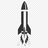 Beautiful Spaceship Illustration in Outer Space A futuristic spacecraft in outer space, designed as a vector graphic.
