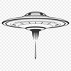 Customizable Spaceship SVG Image A futuristic spaceship with sleek lines and a metallic surface, ready to be customized with vector design software.
