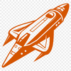 Futuristic Spacecraft Design Concept SVG design concept of a futuristic spacecraft.