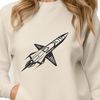 Stunning Spaceship Design for Cricut and Laser Cutters A high-quality, scalable vector graphic of a spaceship designed for cutting machines like Cricut or laser cutters.