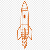 Beautiful Vector Illustration of a Spaceship A detailed vector illustration of a futuristic spaceship in orbit around the Earth.
