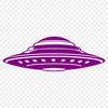 Cosmic Cruiser SVG Icon A futuristic spaceship design created with vector art, suitable for laser cutting or Cricut machines.