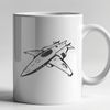 Free Vector Space Ship Graphics A futuristic spacecraft with sleek lines and details in vector format.