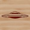 Cosmic Traveler SVG Artwork Vector illustration of a futuristic space vessel soaring through the cosmos.