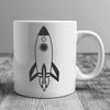 Creative Spaceship Clipart SVG File A futuristic spacecraft designed as a vector graphic, suitable for various digital applications.