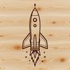 Metallic Spaceship Design A futuristic spaceship design with metallic details and sleek lines.