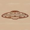 Glowing Engines Spacecraft Design A futuristic spacecraft with a metallic body and glowing engines.