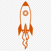 Cosmic Rocket Vector Art A vector illustration of a futuristic spaceship with sleek lines and a metallic sheen.