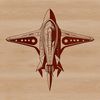 Intergalactic Spacecraft Illustration A detailed SVG illustration of a spaceship, ideal for use in digital art software like Illustrator and Procreate.