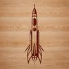 Vector Galaxy Exploration Illustration Vector illustration of a futuristic rocket ship in space with stars and planets in the background.
