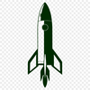 Beautiful Cuttable Rocket Ship Illustrated spaceship design with vector lines and shapes, suitable for cutting machines and laser cutters.