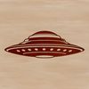 Outer Space Vessel Vector Art Vector illustration of a futuristic spaceship in outer space.