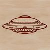 Free Spacecraft Clip Art Download A sleek spaceship design suitable for vector art projects in Illustrator or Procreate.