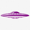 Beautiful Space Vessel SVG Artwork Detailed SVG design of a spacecraft with sleek lines and metallic details.