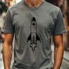 Space Explorer Clip Art Image A sleek spaceship designed for space exploration and travel.