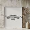 Cosmic Vessel Design Vector Art Detailed illustration of a futuristic spaceship in space