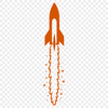 Cosmic Cruiser Illustration A digital illustration of a spaceship in space, created as a vector graphic.