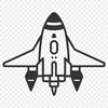 Vector Art Spacecraft Design A futuristic spaceship illustration in vector format.