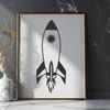 Beautiful Vector Space Ship Illustration Illustrative 2D vector design of a futuristic spaceship for graphic use