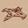 Beautiful Sci-Fi Spacecraft Artwork A futuristic spaceship illustration suitable for vector graphics design.