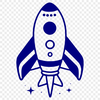 Space Travel Illustration A detailed graphic representation of a rocket ship design.