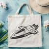 Cosmic Vector Art Illustration SVG design concept for a spacecraft with intricate details and sleek lines.