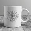Interwoven Pattern SVG Illustration An SVG design featuring a delicate, interwoven pattern reminiscent of a spider's nest.