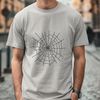 Beautiful Spider Web Pattern SVG An SVG graphic design element depicting a intricate spider web pattern.