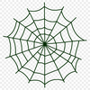 Vector art spider illustration A stylized illustration of a spider web made up of intricate lines and shapes.