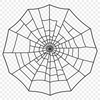 A delicate spider web design created as a vector graphic, suitable for various cutting machines.