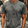 A delicate spider web design created as an SVG file, ideal for cutting with a Cricut or laser cutter.