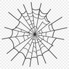 Delicate Black & White Spider Web Illustration A delicate vector illustration of a spider web in shades of black and white, suitable for digital cutting machines.