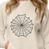 A detailed SVG illustration of a intricate spider web design, suitable for digital projects.