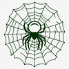 Delicate Spider Web Illustration Illustration of a detailed spider web with intricate patterns, suitable for vector graphics design.