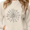 Insect Web Design Illustration A detailed illustration of a spider's intricate web, suitable for cutting out with a Cricut or other cutting machine.