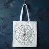 Delicate Spider Web Graphic Design SVG graphic representation of a delicate spider web design.