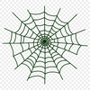 Vector Art of a Delicate Spider Web A detailed illustration of a spider web in vector format, suitable for use in graphic design projects.