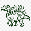 Beautiful Spinosaurus In DXF Format - Free Download