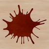 Stylized Splat Shape for Vector Design A stylized splat shape, suitable for vector design and cutting machine projects.