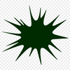 Free Clip Art Splat A colorful splat shape with irregular edges, suitable for creative projects and designs.