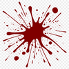 A stylized splat shape graphic for digital design. A stylized graphic illustration of a splat shape, suitable for digital cutting machines and vector design.